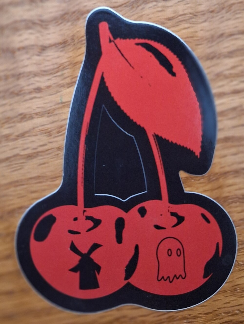 Dutch bros sticker Lonely Ghost Cherry Sticker